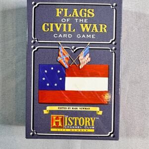 Flags of the Civil War Card Game History Channel Marc Newman Factory Sealed